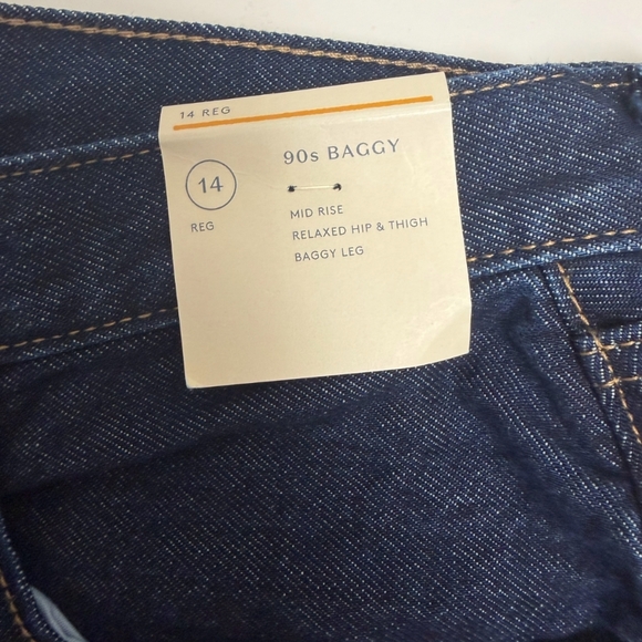 Womens Jeans 90s Baggy Size 14 Reg #228 - Picture 3 of 9